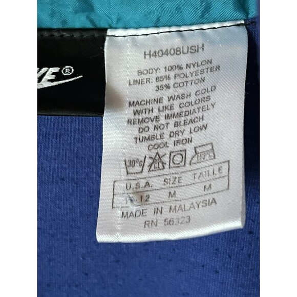 Nike Vintage 80's Jogger Leisure Track Windbreaker, Colorblock Women's SZ Medium - Picture 10 of 13